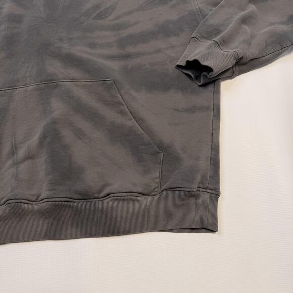 Gymshark Hoodie Mens Medium Gray Tie Dye GS Logo Pullover Sweatshirt Athletic - Picture 4 of 9